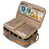 Ussuris Fishing Reel case, Adjustable Leaf Tackle Storage Excellent for All Type Fishing Reels, Blue